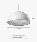 Lustre Moderne Skygarden en Résine Art Déco – Suspension Luminaire Élégante pour Chambre et Salle à Manger - Vignette | Maison Solenne