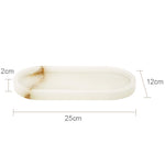 Accessoire de salle de bain en onyx blanc - Vignette | Maison Solenne