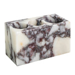 Accessoires de salle de bain en marbre Calacatta Viola - Vignette | Maison Solenne