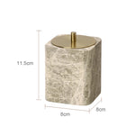 Accessoire de salle de bain en marbre Emperador Light - Vignette | Maison Solenne