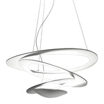 Suspension LED Mini Pirce en Aluminium Laqué Blanc – Éclairage Indirect et Design Contemporain pour Espaces Modernes - Vignette | Maison Solenne