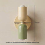 Applique murale chambre beige scandinave | Applique murale LED salon minimaliste - Vignette | Maison Solenne