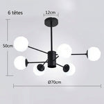 Lampe pendante LED salon| Salon Chambre et Salle à Manger - Vignette | Maison Solenne