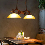 Lustre Bois de Cerf en Résine, Suspension Luminaire Rustique LED pour Cuisine et Salle à Manger - Vignette | Maison Solenne
