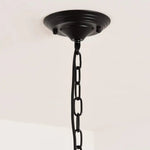 Lustre Campagne Chic en Fer pour Salle à Manger et Cuisine | Éclairage Minimaliste et Élégant - Vignette | Maison Solenne