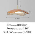 Lustre Minimaliste Wabi-Sabi en Aluminium | Suspension Luminaire Design Moderne avec Éclairage LED pour Bar - Vignette | Maison Solenne