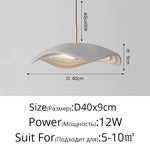 Lustre Minimaliste Wabi-Sabi en Aluminium | Suspension Luminaire Design Moderne avec Éclairage LED pour Bar - Vignette | Maison Solenne