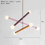 Lustre Art Déco Minimaliste en Fer avec Éclairage LED pour Salon, Salle à Manger et Chambre | Design Épuré et Élégant - Vignette | Maison Solenne
