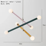 Lustre Art Déco Minimaliste en Fer avec Éclairage LED pour Salon, Salle à Manger et Chambre | Design Épuré et Élégant - Vignette | Maison Solenne