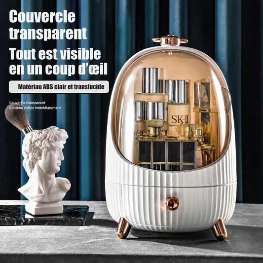 Couvercle transparent et contenu visible