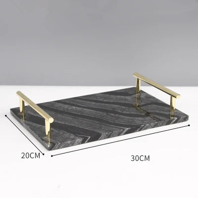 Accessoire de salle de bain effet marbre et doré - 365458#Plateau E / Chine continentale [0bcb284671]