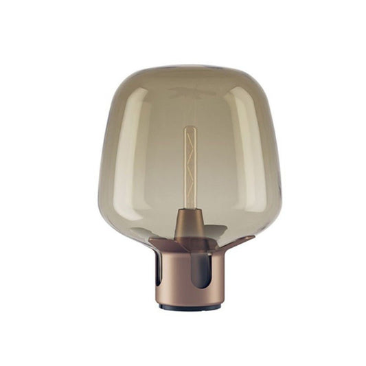 Lampe Decorative Champignon en Verre Soufflé – Luminaire pour Salon avec Éclairage Doux et Élégant 0