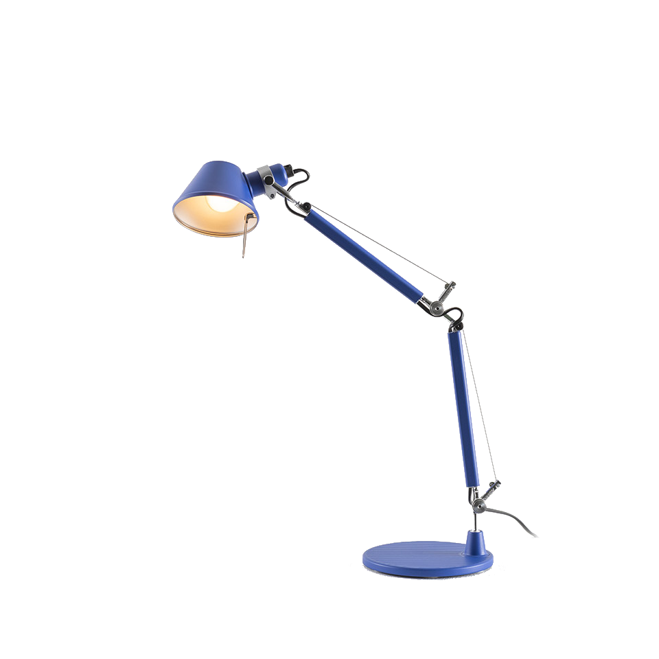 Lampe de Bureau Design Compacte Tolomeo Micro Color Matte – Lampe Bureau LED avec Bras Articulé et Tête Orientable 0