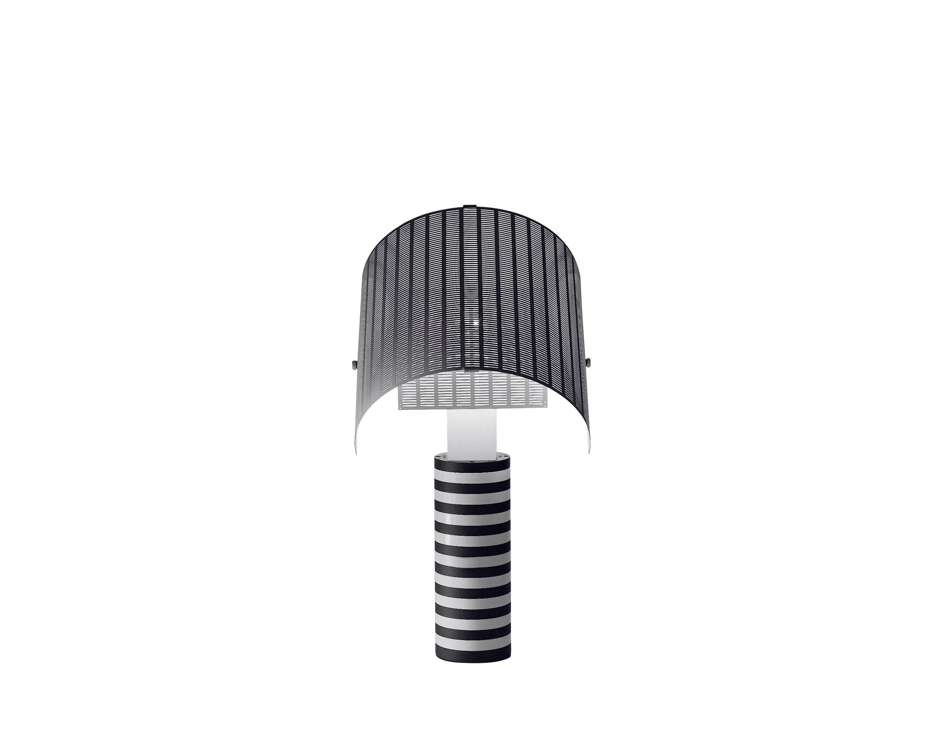 Lampe de Table en Métal Verni Blanc et Noir avec Diffuseurs Orientables pour Éclairage Diffus 0