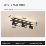 Lustre Moderne à LEDs Noir en Aluminium et Acrylique – Luminaire Énergétique pour Salon et Salle à Manger - Vignette | Maison Solenne