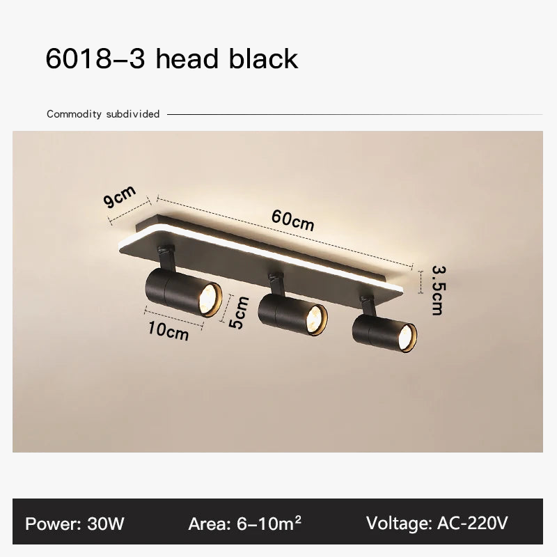 Lustre Moderne à LEDs Noir en Aluminium et Acrylique – Luminaire Énergétique pour Salon et Salle à Manger 7