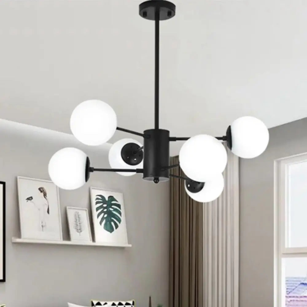 Lustre Moderne en Métal LED pour Salon, Chambre et Salle à Manger - Plusieurs Tailles et Couleurs Disponibles 5