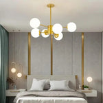 Lustre Moderne en Métal LED pour Salon, Chambre et Salle à Manger - Vignette | Maison Solenne