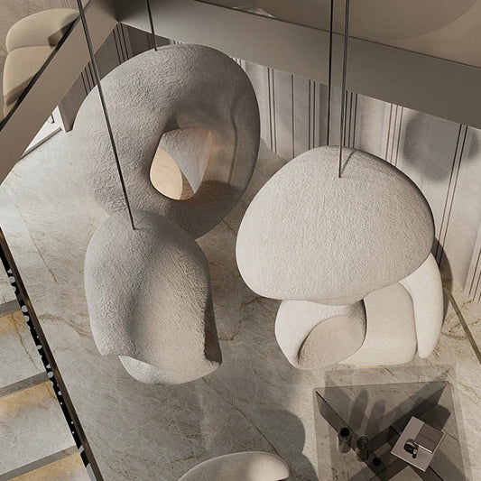 Lustre Suspendu LED Moderne Wabi-Sabi Irrégulier pour Salon – Éclairage Élégant et Économique 1
