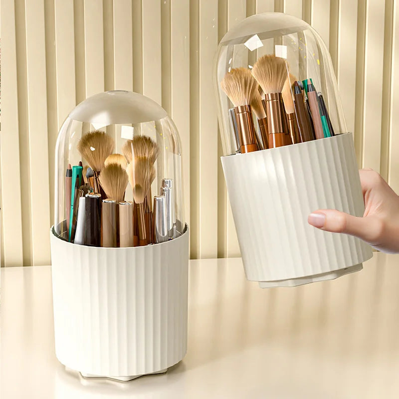 Organisateur rotatif pour pinceaux de maquillage