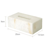 Accessoire de salle de bain en onyx blanc - Vignette | Maison Solenne