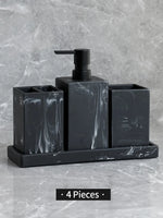 Ensemble de salle de bain effet marbre - Vignette | Maison Solenne