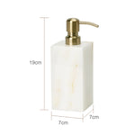 Accessoire de salle de bain en onyx blanc - Vignette | Maison Solenne