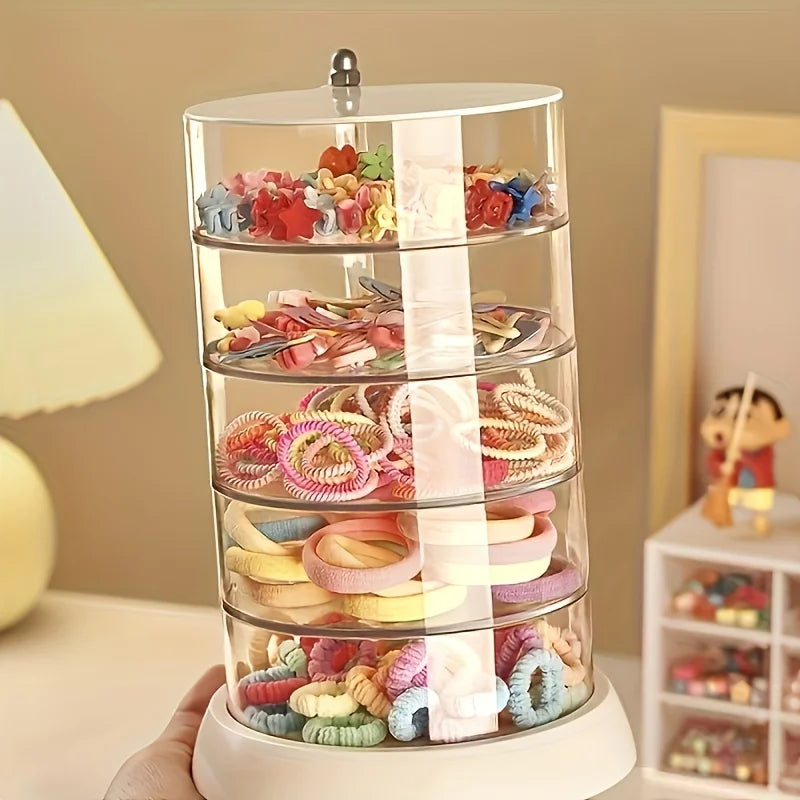 Tourniquet à bijoux transparent