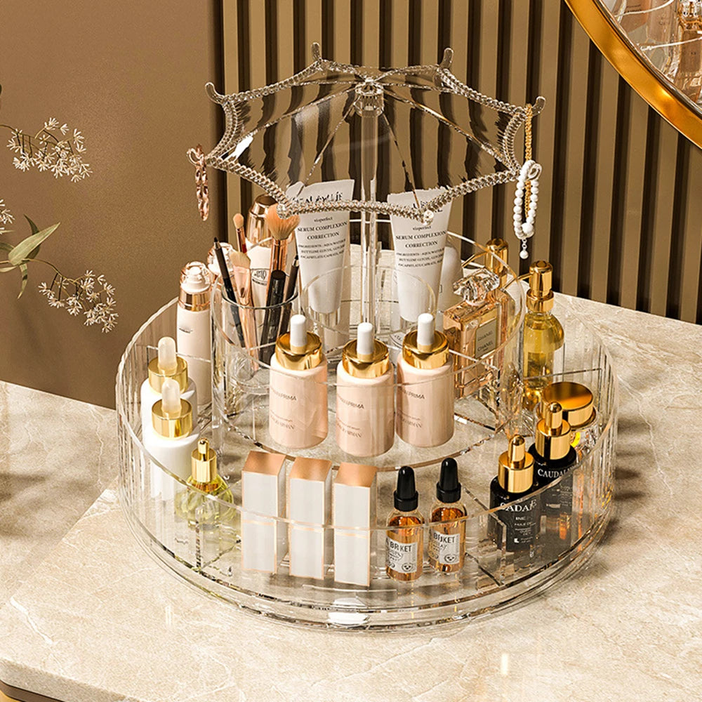 Plateau tournant de coiffeuse