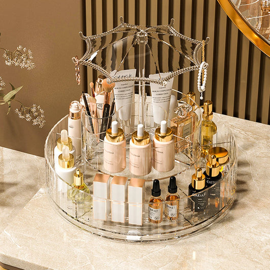 Plateau tournant de coiffeuse