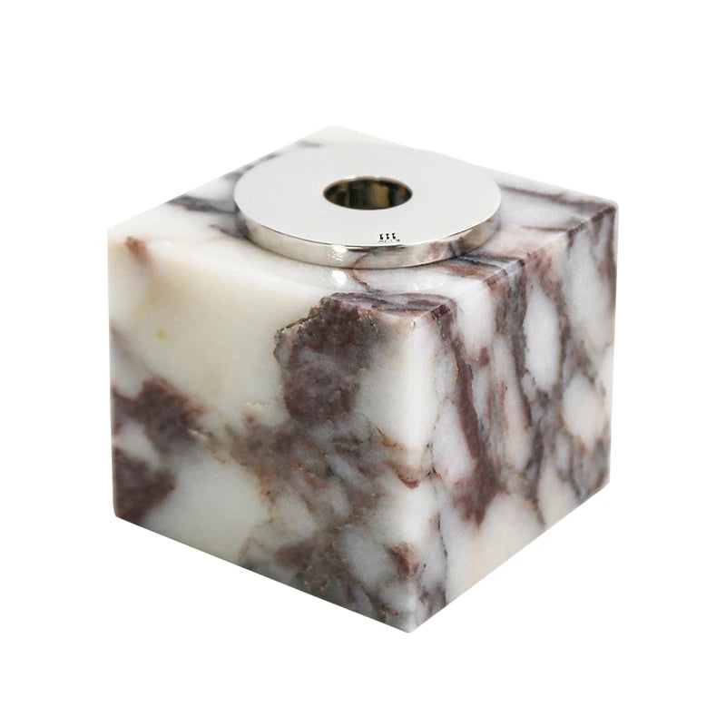Accessoires de salle de bain en marbre Calacatta Viola - 100013777# 6.5x6.5x6.5cm [66ac1e7999]