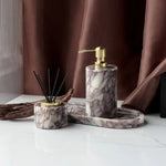 Ensemble de salle de bain en marbre Calacatta Viola - Vignette | Maison Solenne
