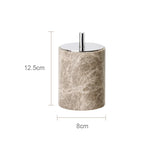 Accessoire de salle de bain en marbre Emperador Light - Vignette | Maison Solenne