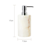 Accessoire de salle de bain en onyx blanc - Vignette | Maison Solenne