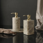 Accessoire de salle de bain en marbre Emperador Light - Vignette | Maison Solenne
