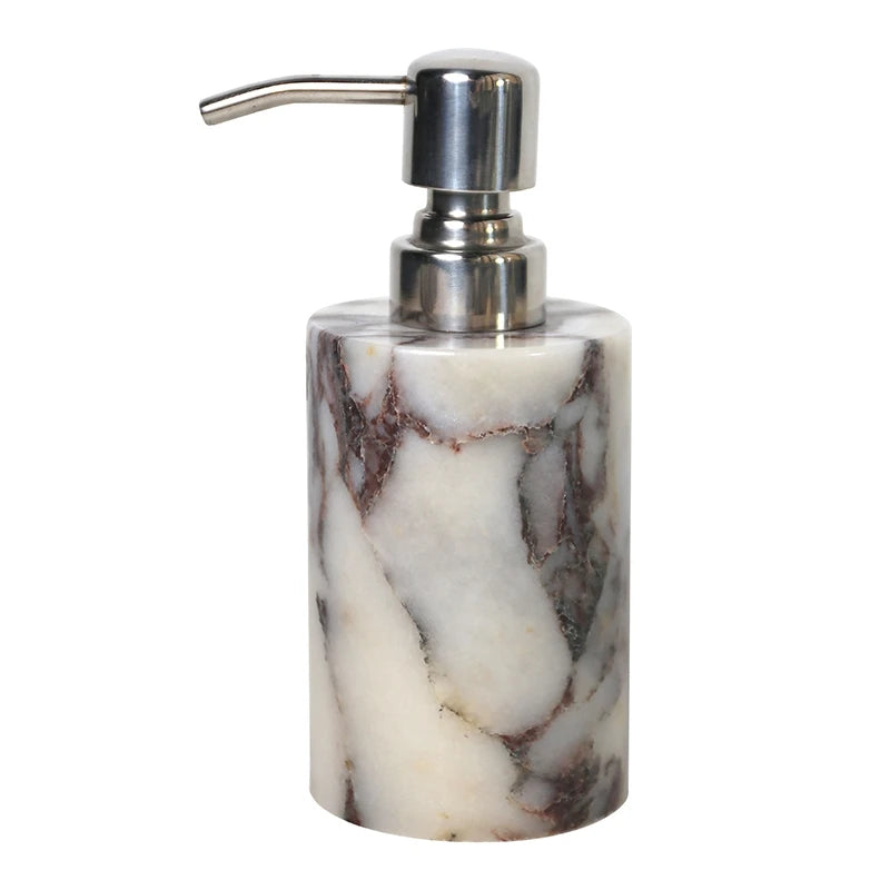 Accessoires de salle de bain en marbre Calacatta Viola - 200006153# 6.5x6.5x15cm [e82f895023]