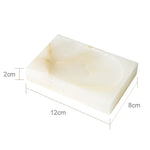 Accessoire de salle de bain en onyx blanc - Vignette | Maison Solenne
