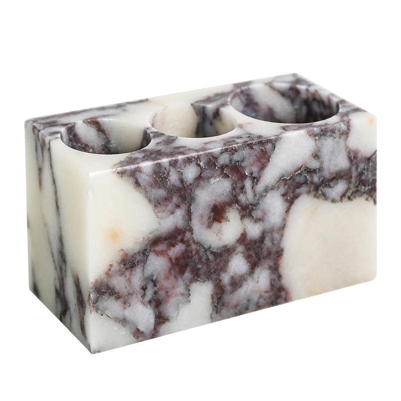 Accessoires de salle de bain en marbre Calacatta Viola - 200000195# 13.5x6x8cm [85460f8655]