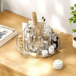 Organisateur de maquillage rotatif en acrylique - Vignette | Maison Solenne