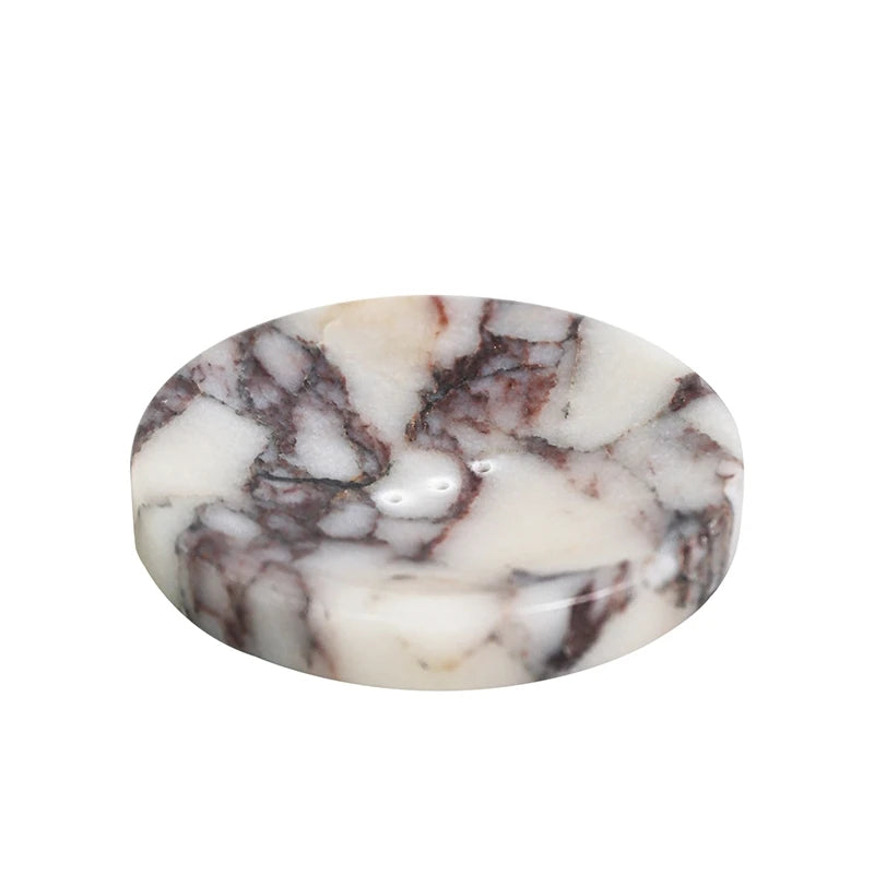 Accessoires de salle de bain en marbre Calacatta Viola - 100018786# 11x11x1.8cm [4ed0959f77]
