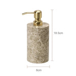 Accessoire de salle de bain en marbre Emperador Light - Vignette | Maison Solenne