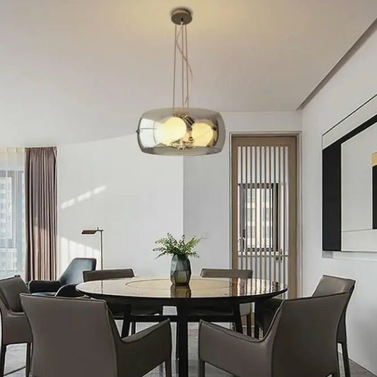 Suspension Champignon en Verre Scandinave – Luminaire Élégant avec Lumière Douce pour Intérieur 0