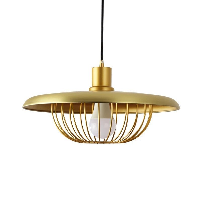 Suspension LED Dorée au Design Scandinave – Éclairage Élégant et Chaleureux pour Intérieur 0