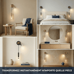 Applique Murale Design avec Liseuse Intégrée pour Chambre | Éclairage Doux et Ambiance Apaisante - Vignette | Maison Solenne
