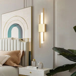 Applique Murale Dorée Design pour Chambre et Salon | Éclairage Moderne - Vignette | Maison Solenne