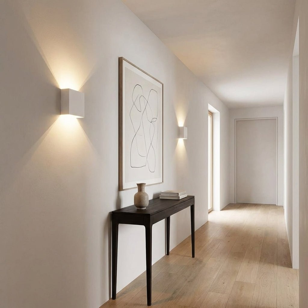 Applique Murale LED Étanche 12W Réglable en Aluminium pour Intérieur et Extérieur – Design Moderne et Élégant - blanc chaud - Maison Solenne
