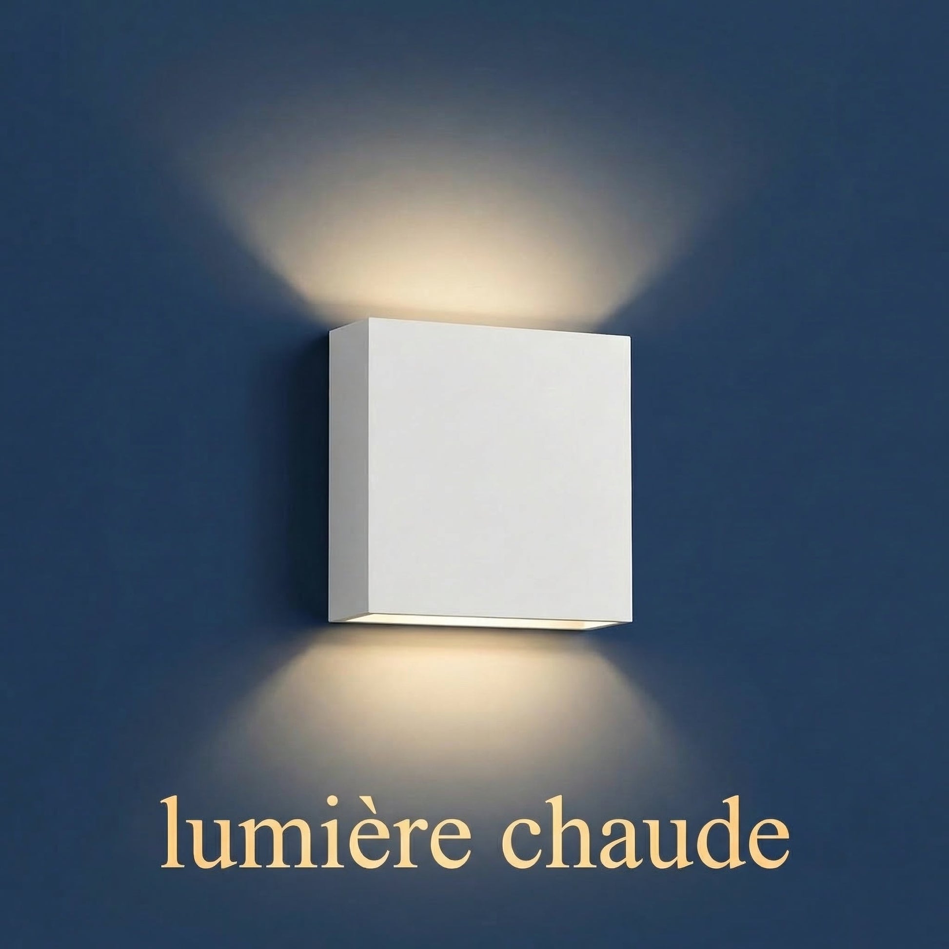 Applique Murale LED Étanche 12W Réglable en Aluminium pour Intérieur et Extérieur – Design Moderne et Élégant - blanc chaud - Maison Solenne