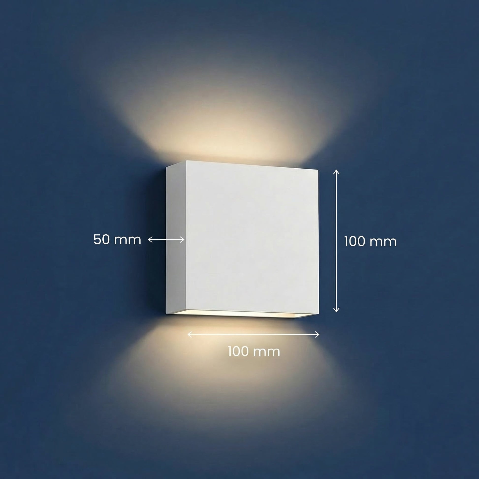 Applique Murale LED Étanche 12W Réglable en Aluminium pour Intérieur et Extérieur – Design Moderne et Élégant - blanc chaud - Maison Solenne