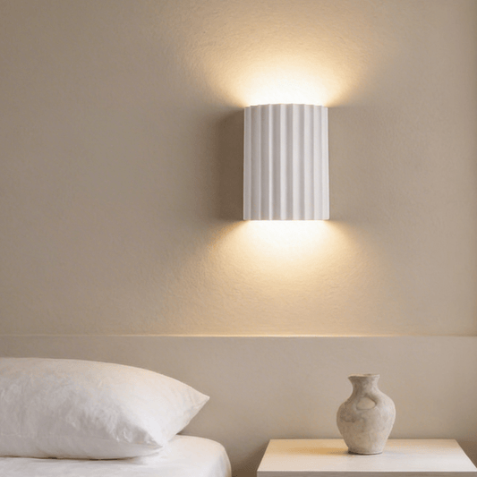 Applique Murale LED moderne Contemporaine | Lumière Chaleureuse pour Salon, Chambre & Couloir - Blanc - Maison Solenne