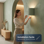 Applique Murale LED moderne Contemporaine | Lumière Chaleureuse pour Salon, Chambre & Couloir - Vignette | Maison Solenne